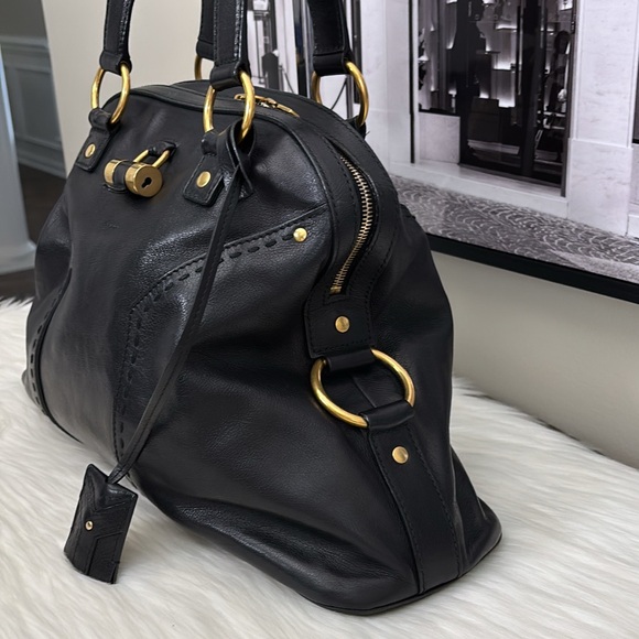 Yves Saint Laurent Handbag Black Leather - Picture 5 of 14